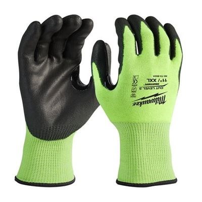 HI-VIS CUT C GLOVES - 11/XXL - 1PC