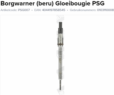 Gloeibougie PSG007