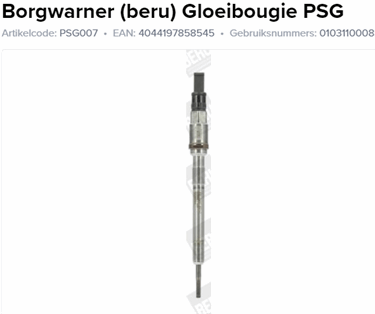 Gloeibougie PSG007